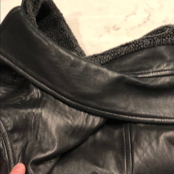 Leather jacket /coat reversible - Picture 12 of 15
